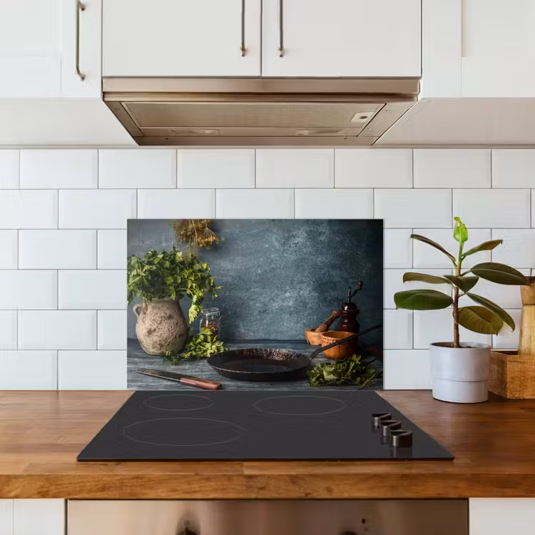 Spatscherm keuken - Stilte voor het Koken — 3