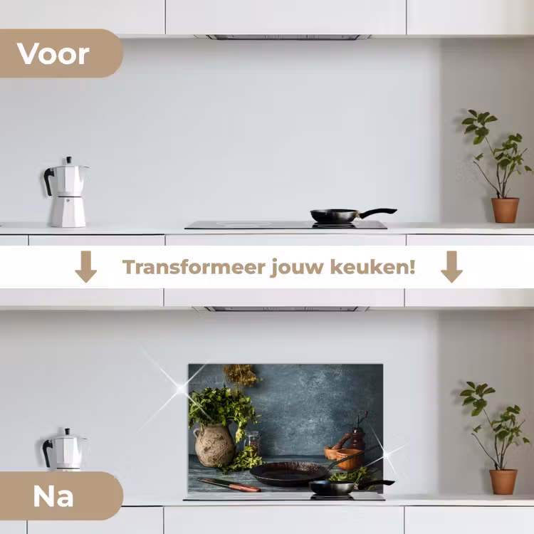 Spatscherm keuken - Stilte voor het Koken — 7
