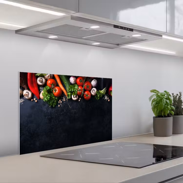 Spatscherm keuken - Verse Oogst in de Keuken — 1