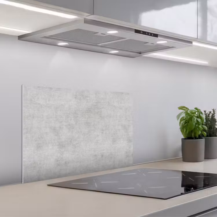Spatscherm keuken - Beton - Grijs - Industrieel - Patroon — 1