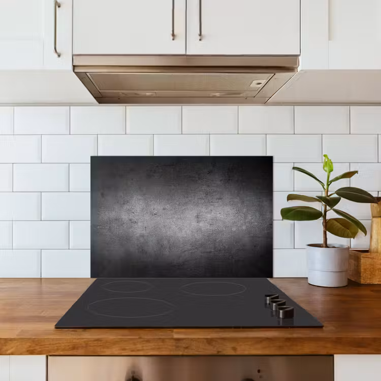 Spatscherm keuken - Beton - Grijs - Retro - Cement - Textuur — 3