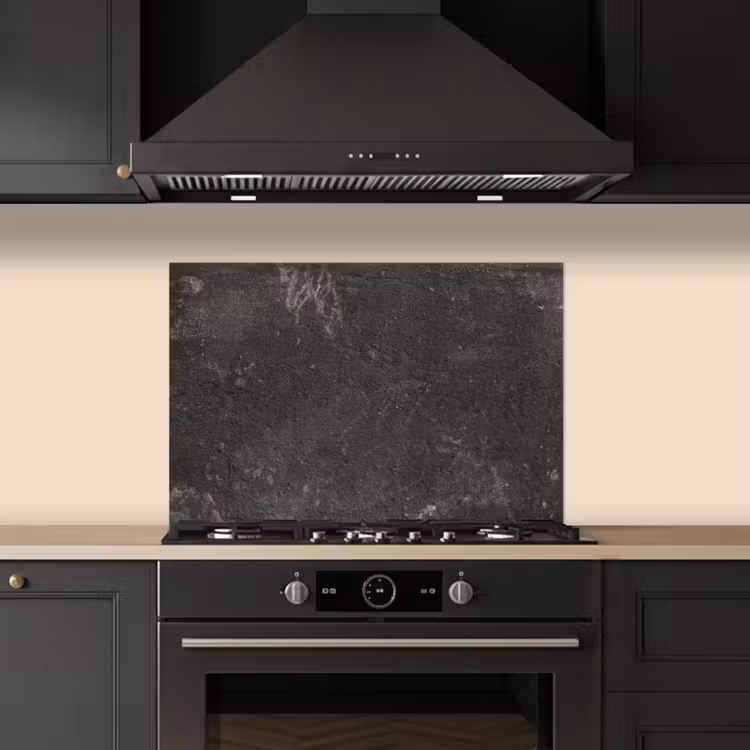 Spatscherm keuken - Beton - Muur - Zwart - Vintage - Industrieel — 5