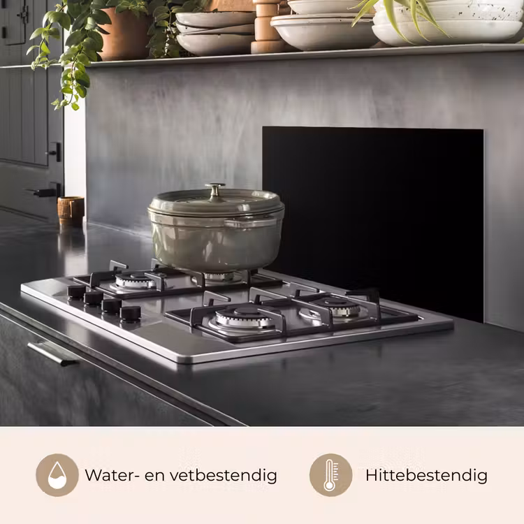 Spatscherm keuken - Diepe Duisternis — 2