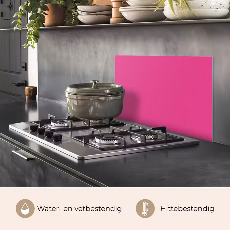 Spatscherm keuken - Fuchsia - Neon - Kleuren — 2