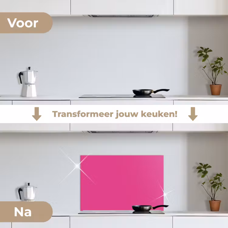 Spatscherm keuken - Fuchsia - Neon - Kleuren — 7