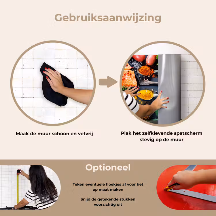 Spatscherm keuken - Kruiden - Lepels - Keuken - Specerijen — 6