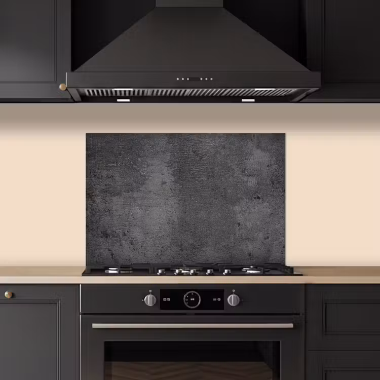Spatscherm keuken - Structuur - Beton - Grijs - Industrieel - Rustiek — 5