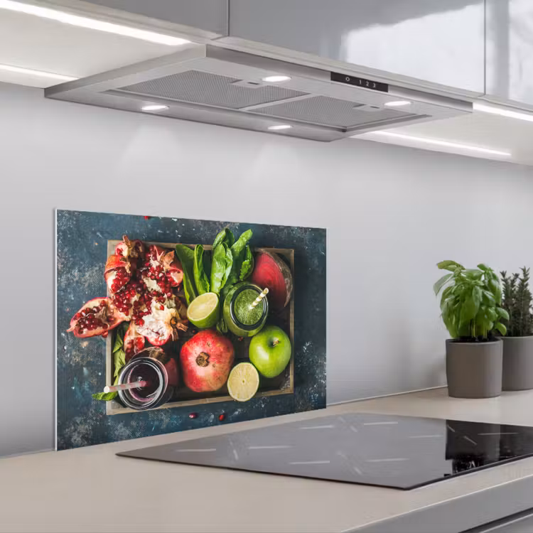 Spatscherm keuken - Fruitkist - Fruit - Smoothie — 1