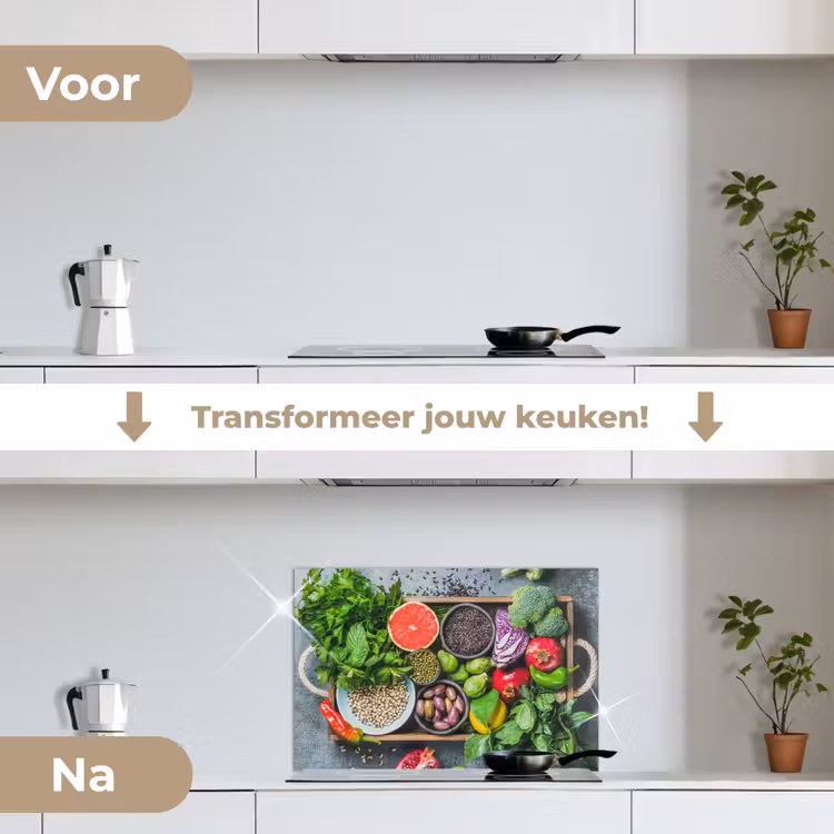Spatscherm keuken - Kist - Fruit - Gezond — 7