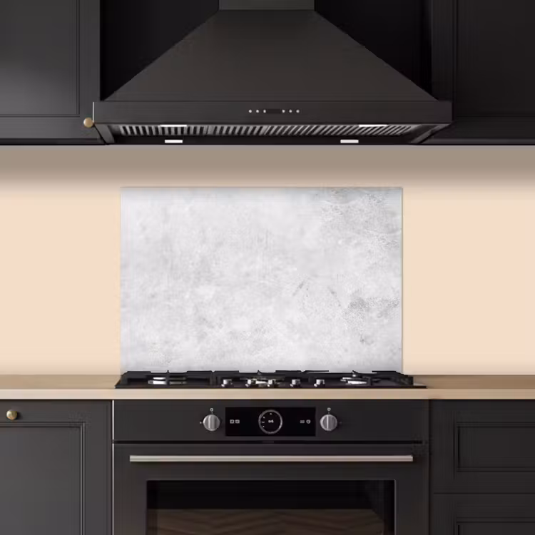 Spatscherm keuken - Zachte Betongloed — 5
