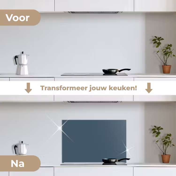 Spatscherm keuken - Oceaan Rust — 7