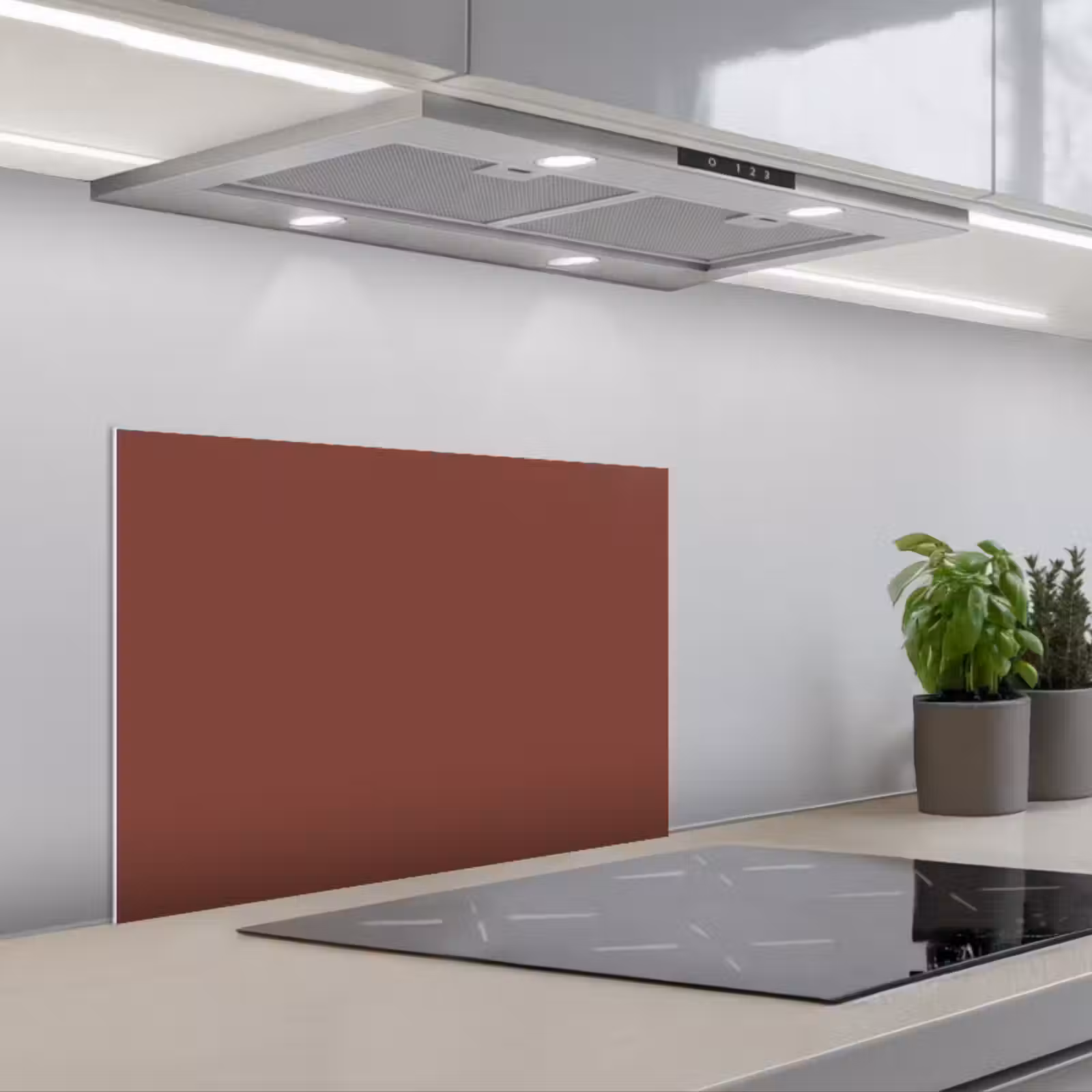 Spatscherm keuken - Palet - Rood - Interieur — 1