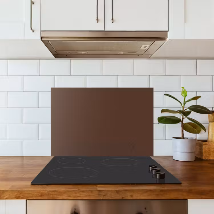 Spatscherm keuken - Bruin - Donker - Kleuren — 3