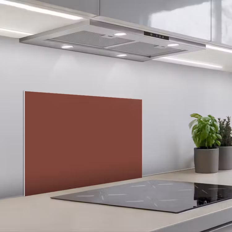 Spatscherm keuken - Palet - Rood - Interieur — 1