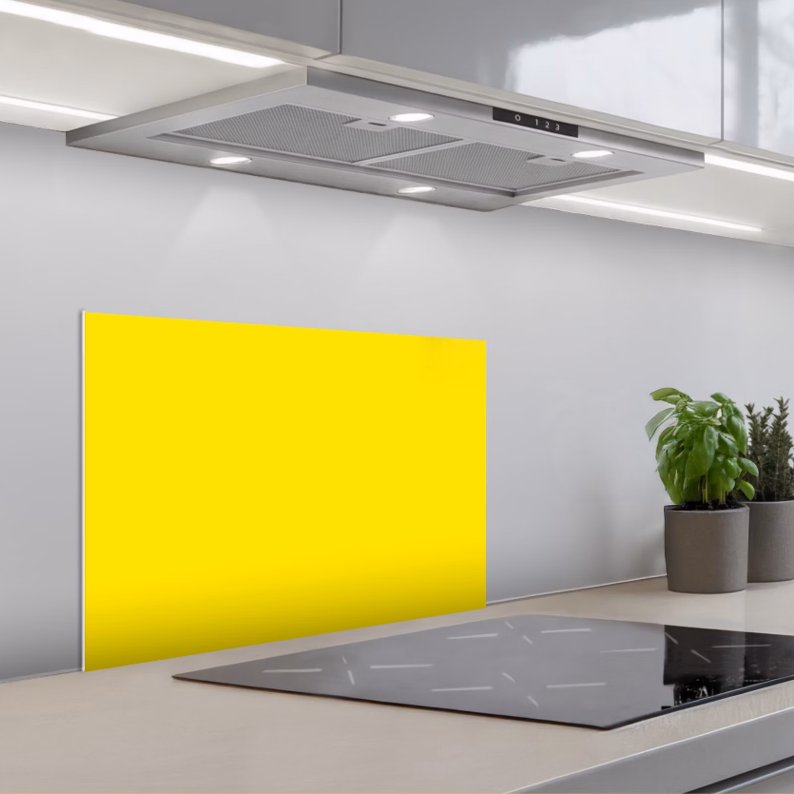 Spatscherm keuken - Geel - Citroen - Neon - Kleuren — 1