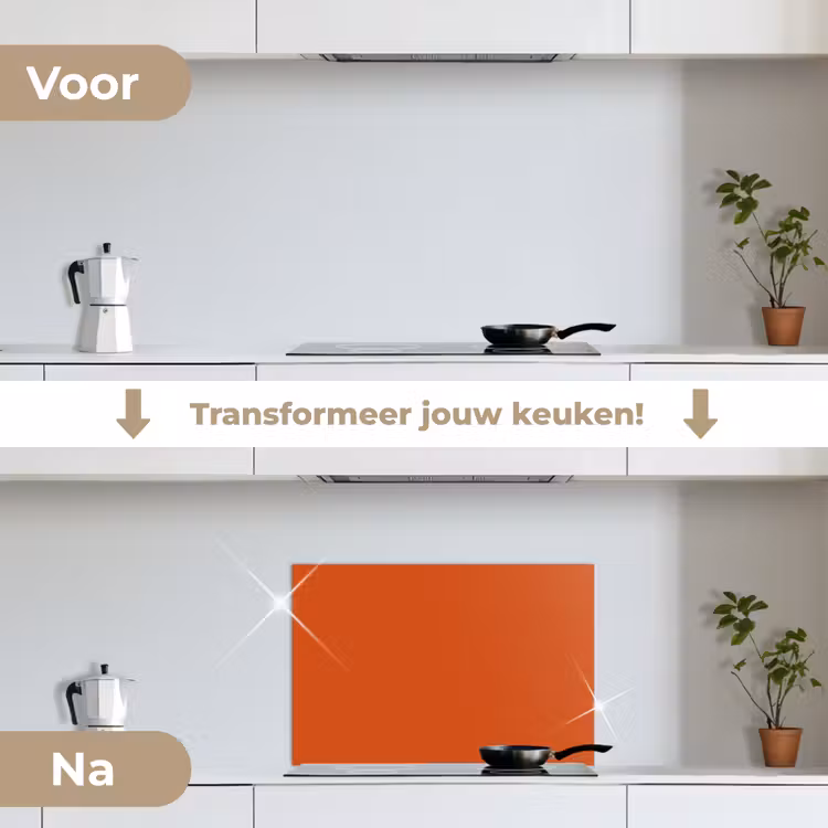Spatscherm keuken - Sienna - Aarde - Kleuren - Effen — 7