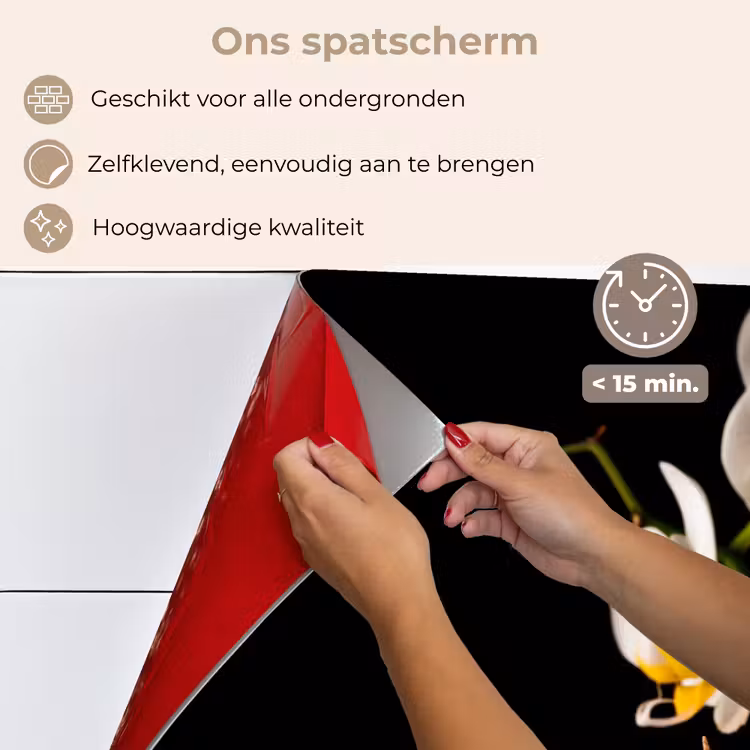 Spatscherm keuken - Orchidee - Bloemen - Planten - Botanisch — 4