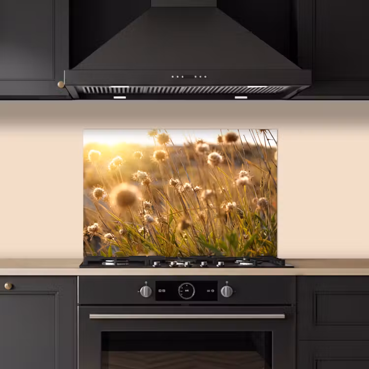 Spatscherm keuken - Planten - Natuur - Bloemen - Zon - Horizon — 5