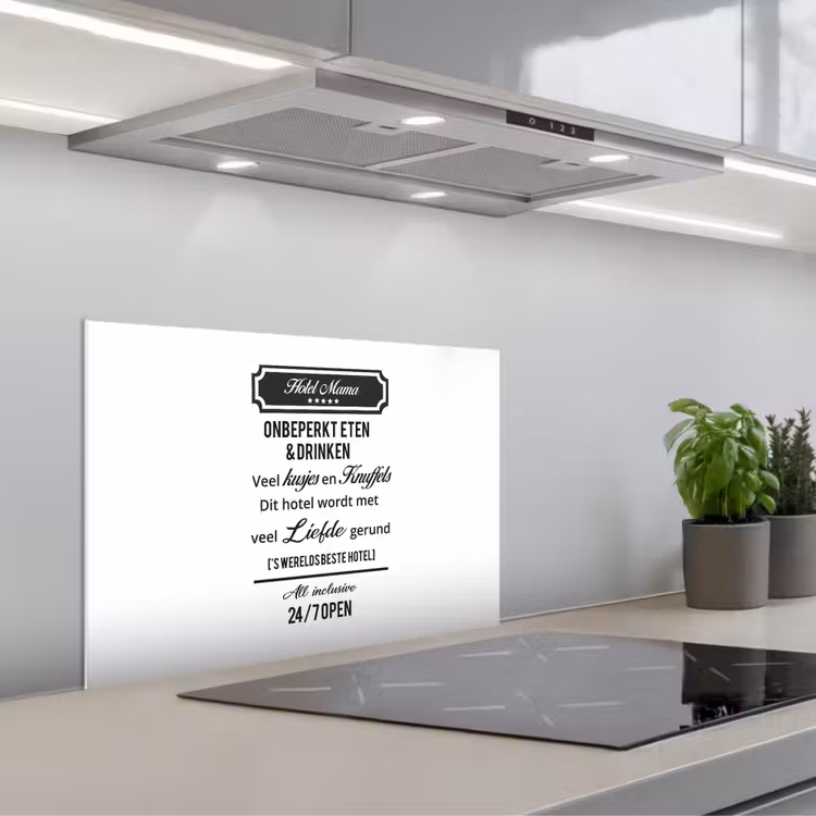 Spatscherm keuken - Quotes - Mama - Spreuken - Hotel mama — 1