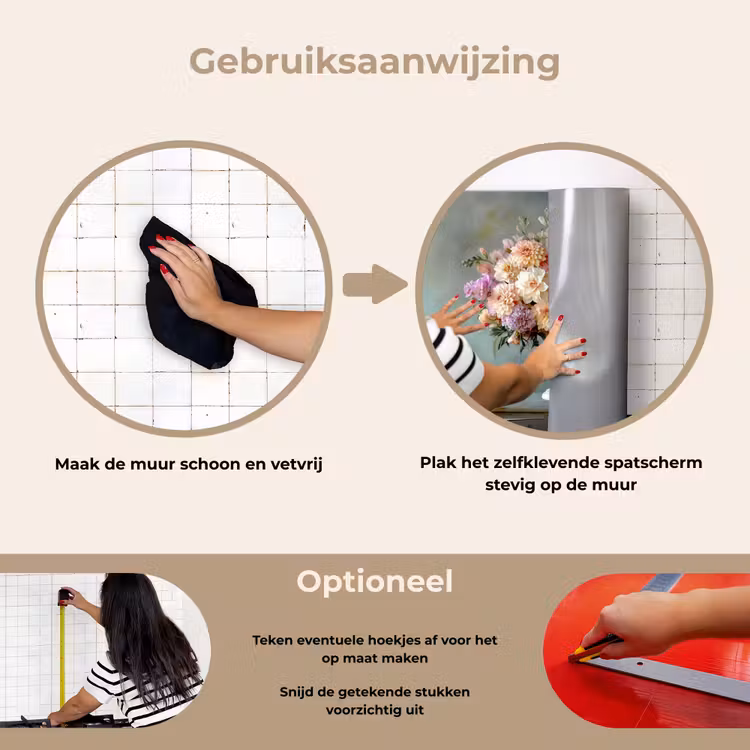 Spatscherm keuken - Orchidee - Boeket - Vaas - Bloemen — 6