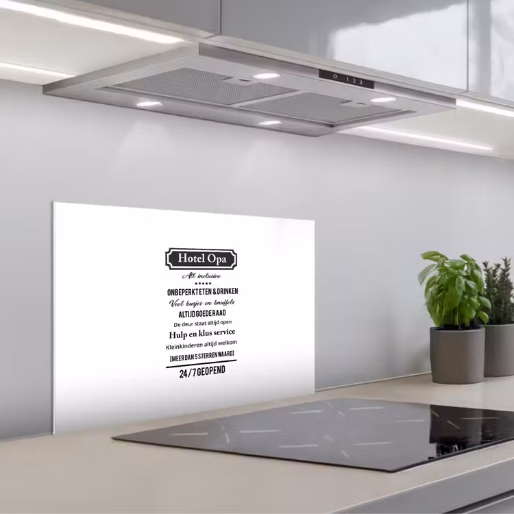 Spatscherm keuken - Quotes - Hotel opa - Spreuken - Opa — 1