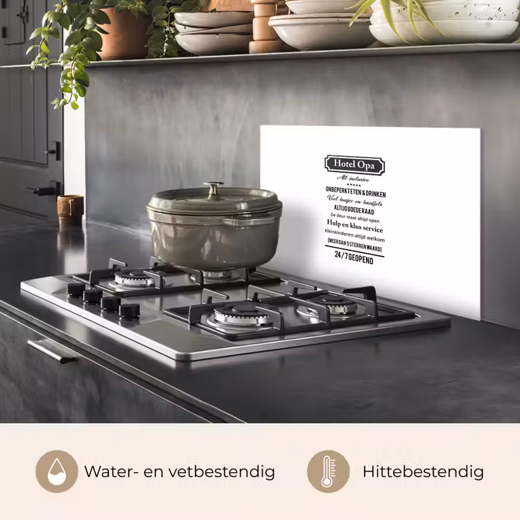 Spatscherm keuken - Quotes - Hotel opa - Spreuken - Opa — 2