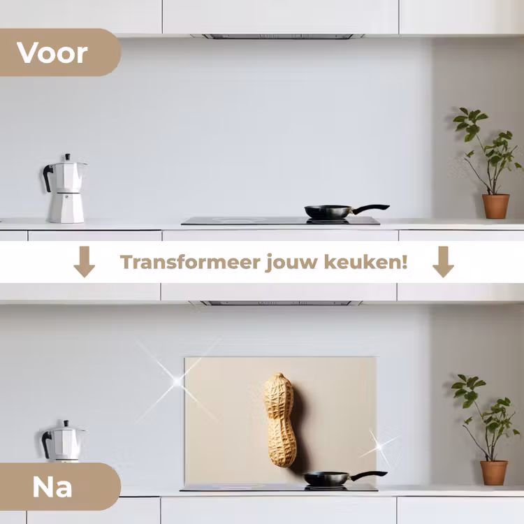 Spatscherm keuken - Pinda - Ruw - Beige — 7