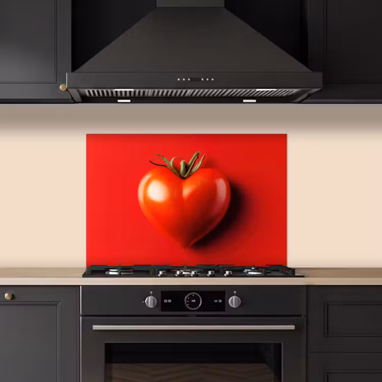 Spatscherm keuken - Tomaat - Rood - Hart — 5