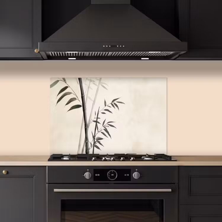 Spatscherm keuken - Japandi - Bamboe - Beige — 5