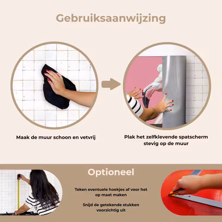 Spatscherm keuken - Flamingo - Roze - Koksmuts - Vogel — 6