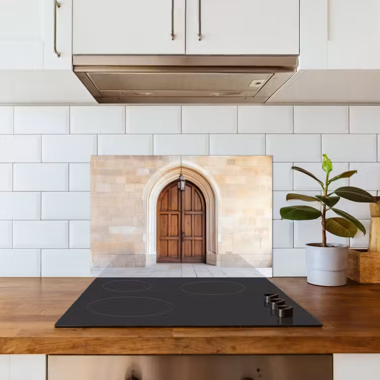 Spatscherm keuken - Houten - Deur - Lantaarn — 3
