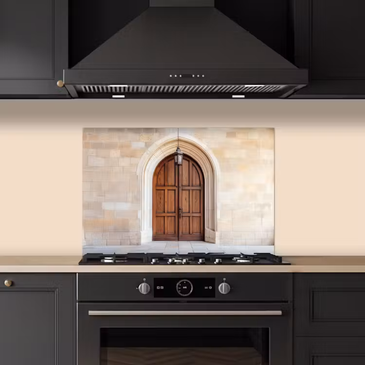 Spatscherm keuken - Houten - Deur - Lantaarn — 5