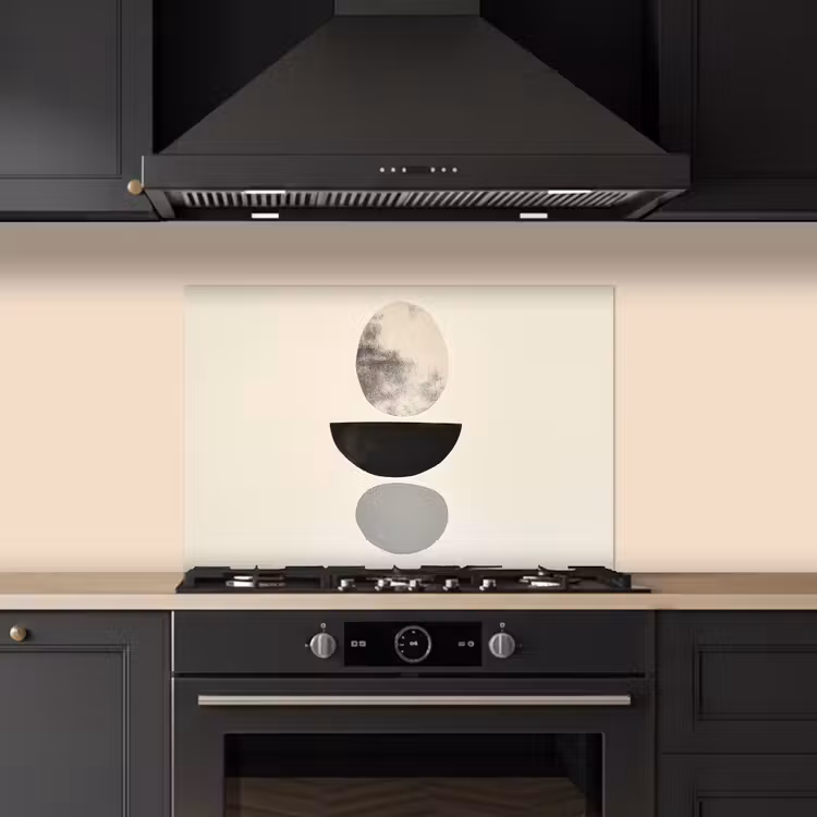 Spatscherm keuken - Beige - Japandi - Wabi sabi — 5