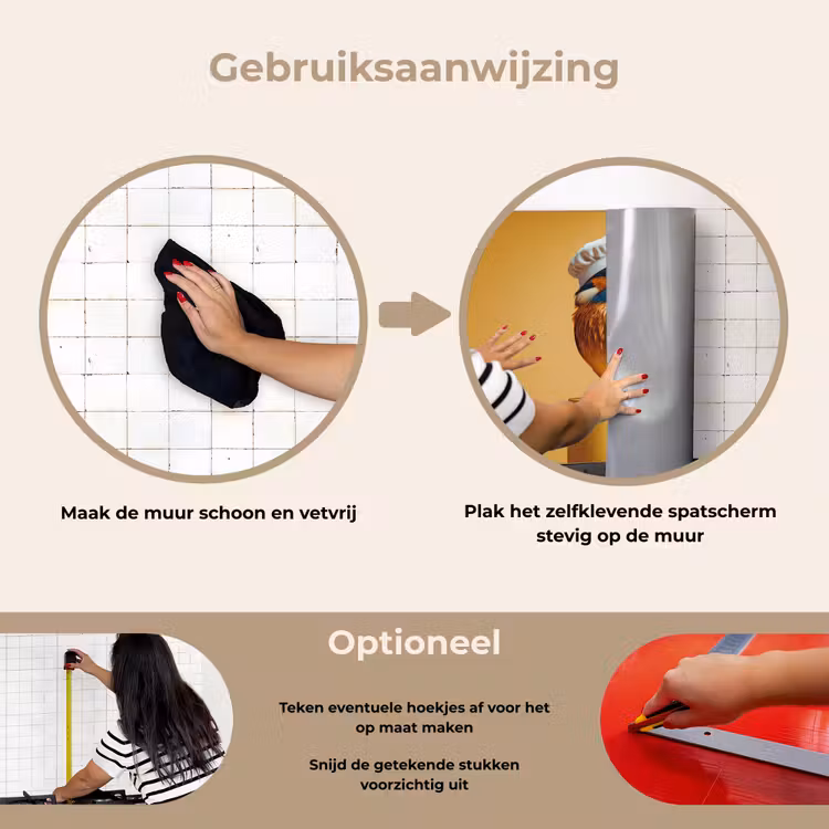 Spatscherm keuken - Ijsvogel - Pilaar - Koksmuts - Vogel — 6