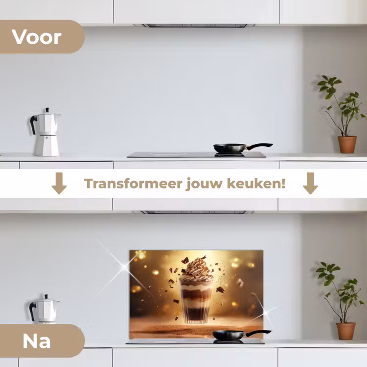 Spatscherm keuken - Dessert - Chocolade - Zoet - Eten — 7