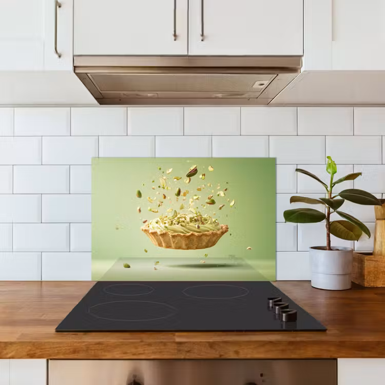 Spatscherm keuken - Pistache - Taart - Noten - Eten — 3