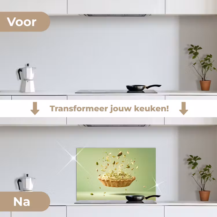 Spatscherm keuken - Pistache - Taart - Noten - Eten — 7
