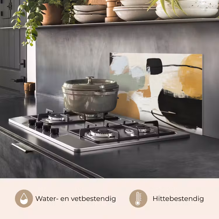 Spatscherm keuken - Paint - Abstract - Kleuren — 2