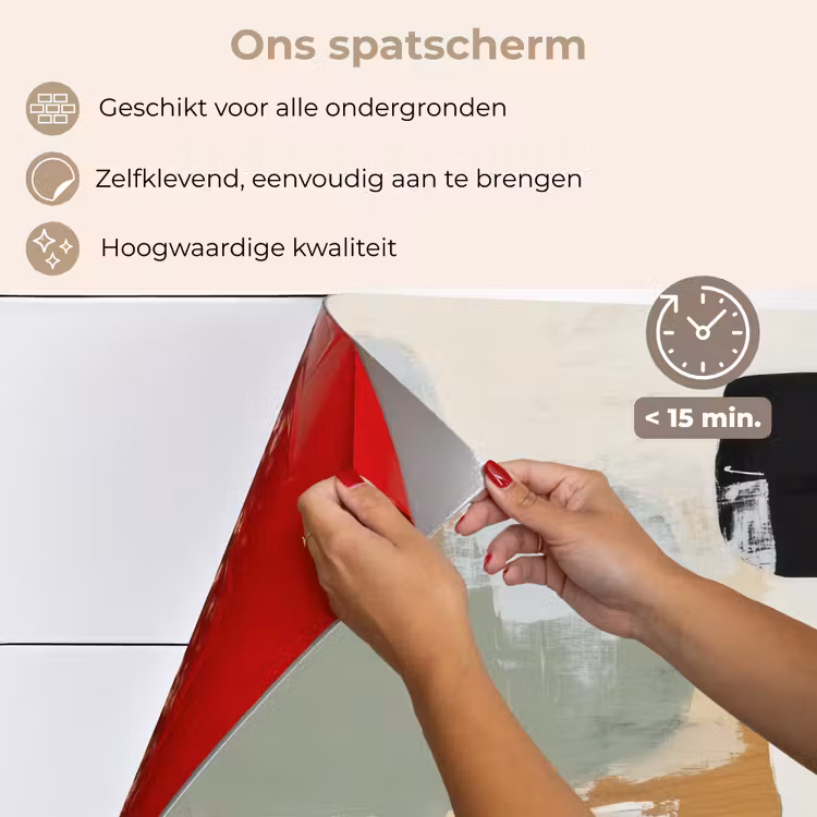 Spatscherm keuken - Paint - Abstract - Kleuren — 4