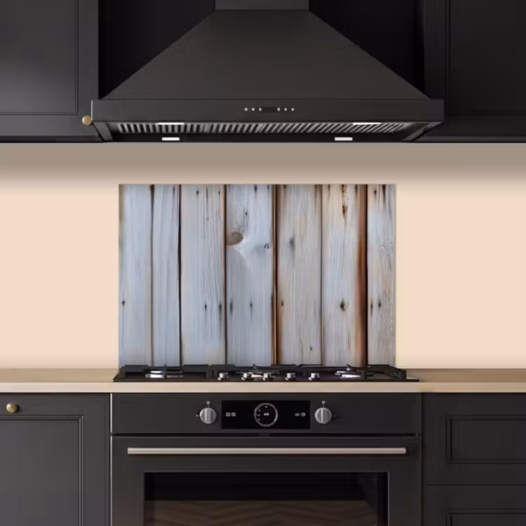 Spatscherm keuken - Hout - Planken - Verweerd — 5