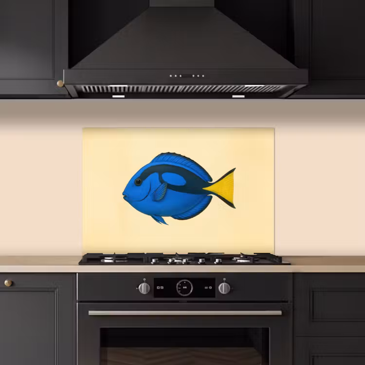 Spatscherm keuken - Blauw - Dory - Vis - Staartvin — 5