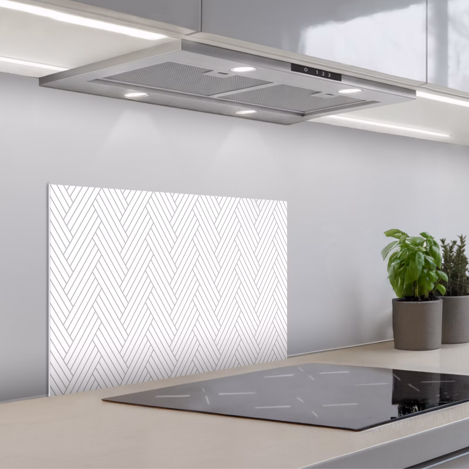 Spatscherm keuken - Grafisch - Patroon - Modern - Geweven — 1