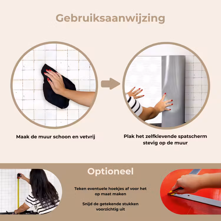 Spatscherm keuken - Grafisch - Patroon - Modern — 6