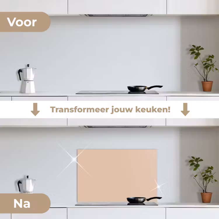 Spatscherm keuken - Beige - Kleuren - Effen — 7