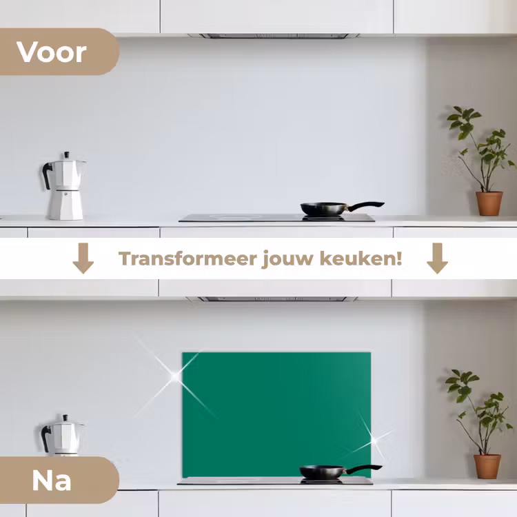 Spatscherm keuken - Groen - Bos - Kleuren — 7