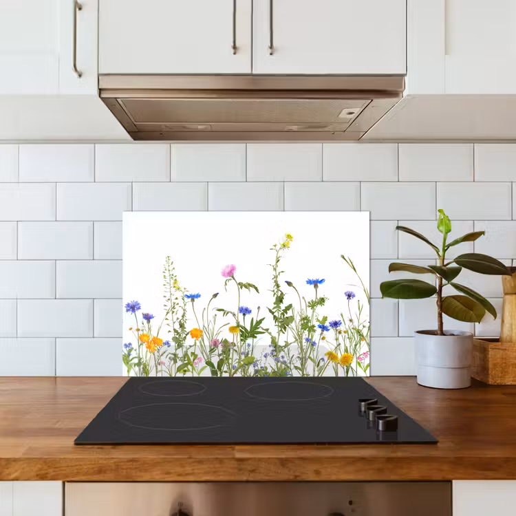 Spatscherm keuken - Bloemen - Veldbloemen - Lente — 3
