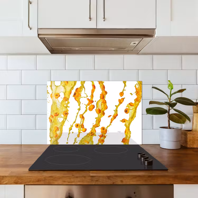 Spatscherm keuken - Oranje - Geel - Splash - Fruit — 3