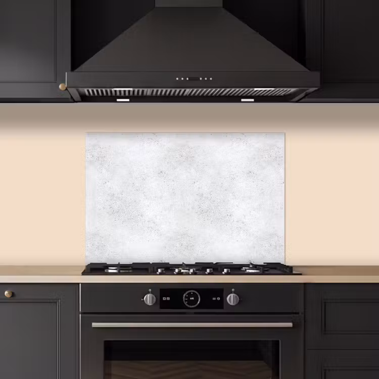 Spatscherm keuken - Lichtgrijs - Betonstructuur - Subtiel — 5