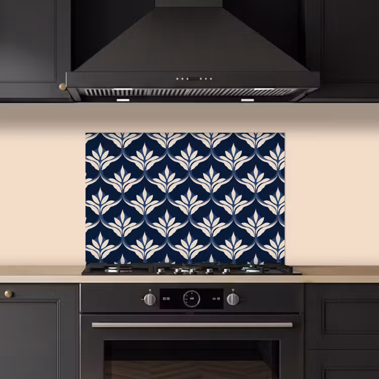 Spatscherm keuken - Modern - Ontwerp - Blauw — 5
