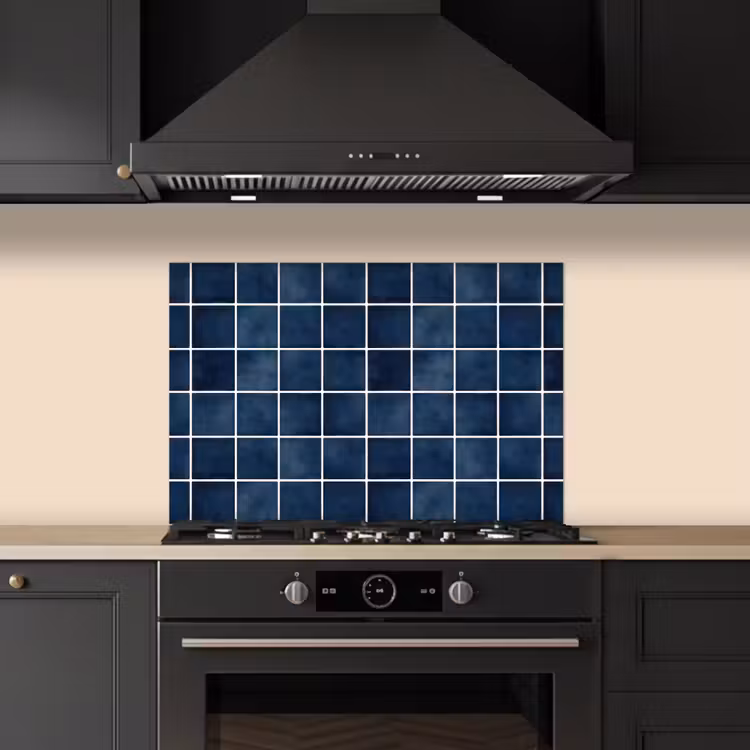 Spatscherm keuken - Tegel - Modern - Blauw — 5